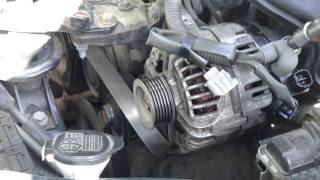 How to change alternator Toyota Corolla VVTi engineYears 20002008 [upl. by Gnoy]