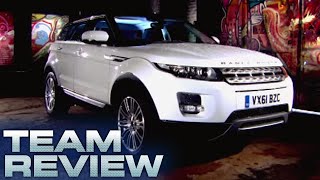 Range Rover Evoque ED4 2WD Team Review  Fifth Gear [upl. by Alatea136]