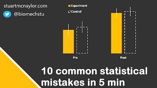 Ten Statistical Mistakes in 5 Min [upl. by Eerolam]