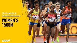 Womens 1500m Final  IAAF World Championships London 2017 [upl. by Lynett]