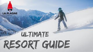 La Plagne Ski Resort Guide 4K [upl. by Enined436]