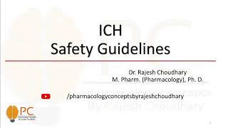 ICH Guidelines Basic Information about ICH Safety Guidelines [upl. by Notsej701]