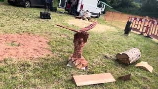 A fabulous range of wooden sculpture at Caerleon festival 2024 [upl. by Paget]