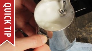 How to AutoFroth Milk for Lattes [upl. by Heller58]