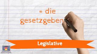 Grundgesetz erklärt Gewaltenteilung Legislative Exekutive Judikative [upl. by Anaeli]