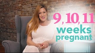 9 10 11 Weeks Pregnant  Ovia Pregnancy [upl. by Cirtap250]