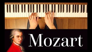 Larghetto in F Major Mozart Early intermediate Classical Piano Tutorial [upl. by Notfol]