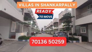 4 BHK Ready to Move Duplex Villa for Sale in Shankarpally  Hyderabad [upl. by Elletnahc]