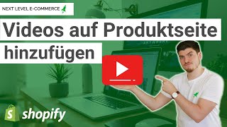 Shopify Videos auf Produktseite einfügen Beide Methoden [upl. by Valerye593]