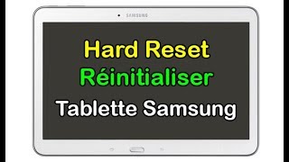 Comment réinitialiser une tablette Samsung Galaxy Tab [upl. by Annavoeg354]