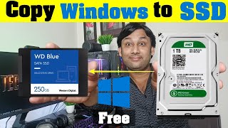 Copy Windows to SSD Drive Migrate Windows or clone Windows to SSD [upl. by Eicnan531]