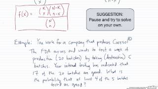 Hypergeometric Distribution [upl. by Jeffry643]