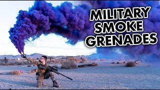 Testing Smokes Grenades and Airsoft Flashbangs [upl. by Ninnetta376]