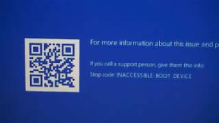 Windows 10  INACCESSIBLE BOOT DEVICE RAID vs AHCI [upl. by Brockwell647]