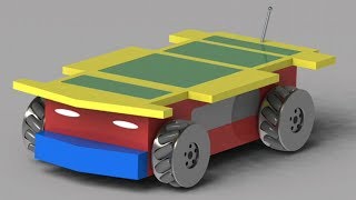 Solidworks tutorial Mecanum Wheel designAssemblyMotion Study II Mecanum Wheel Drive [upl. by Charo]