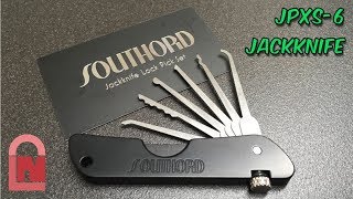 SouthOrd JPXS6 Jackknife Lock Pick Set Review [upl. by Imoan]