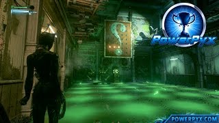 Batman Arkham Knight  Riddler Trial 8 Walkthrough The Riddle Factory Trophy  Achievement Guide [upl. by Schreiber413]