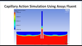 Capillary Action Simulation Using Ansys Fluent [upl. by Namlaz]