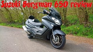 Suzuki Burgman 650 executive review [upl. by Lorenzana461]