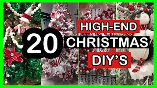 20 HIGH END CHRISTMAS DIY IDEAS  Top Christmas DIYS 2021  DIY Christmas Decor Designs [upl. by Haceber]