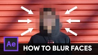 How to TRACK amp BLUR Faces in Video  After Effects Tutorial [upl. by Ahsin]