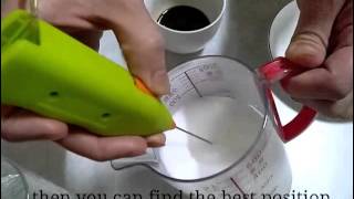 How To Make Latte Art with Mini Milk Frother [upl. by Inga]