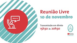 Reunião Livre Lisboa  10 novembro 2021 [upl. by Eirahcaz850]