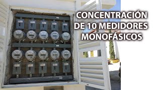 CONCENTRACION DE 10 MEDIDORES MONOFÁSICOS [upl. by Anead188]