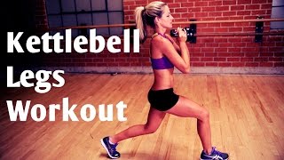 15 Minute Kettlebell Legs Workout [upl. by Templia]