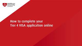 How to Apply for a Tier 4 UK Visa  Middlesex University [upl. by Chloras507]