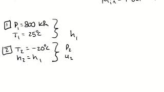 Open Systems Example Problem  Expansion Valve [upl. by Aba]