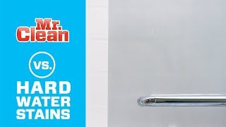 How to Remove Hard Water Stains  Mr Clean® [upl. by Elleuqar277]