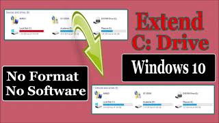 How to Extend C Drive in Windows 10 Taking Space from Other Partitions [upl. by Yddor]