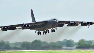 B52 Stratofortress Bombers In Action [upl. by Town]