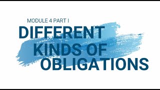 OBLICON LECTURE DIFFERENT KINDS OF OBLIGATIONS PART 1 ART 11791182 [upl. by Lydell560]