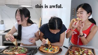 WE TRIED THE PIZZA CHALLENGE [upl. by Chrisman]