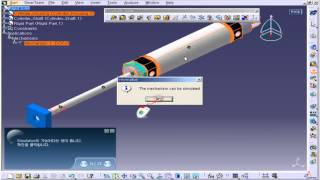 CATIA V5  DMU  KINEMATICS  RIGID JOINT 카티아스쿨 [upl. by Oraneg]