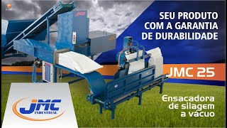 Ensacadora de silagem de milho e sorgo a vácuo  JMC 25 [upl. by Nnylyahs]