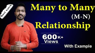 Lec18 Many to Many Relationship in DBMS  MN Relationship [upl. by Lanita]