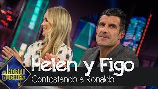 Luis Figo contesta al comentario de Ronaldo sobre su mujer  El Hormiguero 30 [upl. by Htepsle594]