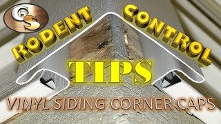 RODENT CONTROL TIPS  VINYL CORNER CAPS [upl. by Nellir424]