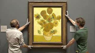 Vincent van Gogh Sunflowers Letters amp Life  The National Gallery London [upl. by Anahc]