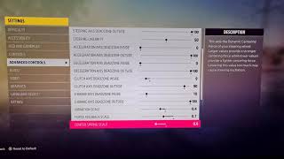 Forza Horizon 5  Best Force Feedback RealisticDrift Settings G29G920 [upl. by Donny]