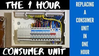 The 1 Hour Consumer Unit Replacement [upl. by Ahsemaj]