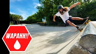 How to Frontside Slide Carver Surf Skate Tutorial [upl. by Airaet]