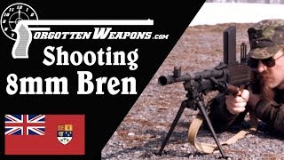 Shooting the Inglis 8mm Bren Gun [upl. by Atteuqahs]