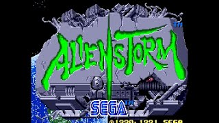 Mega Drive Longplay 198 Alien Storm [upl. by Snebur]