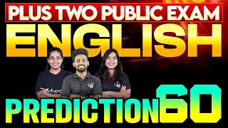 Plus Two Public Exam English  Prediction 60  Eduport Plus Two [upl. by Penni105]