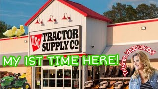 TRACTOR SUPPLY SHOP WITH ME MY 1ST TIME [upl. by Laucsap]