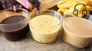 3 French Steak Sauce Recipes [upl. by Vershen]